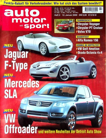 Deckblatt Auto Motor und Sport (02/2000)
